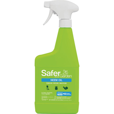 Safer Garden Ready To Use 3-in-1 Neem Oil Trigger Spray; Mfg #SG5180