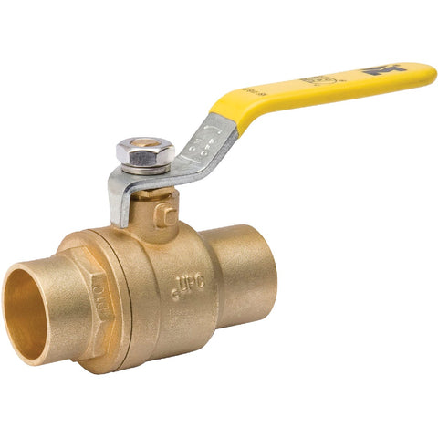 ProLine Brass Full Port Packing Gland Ball Valve; Mfg #107-845NL