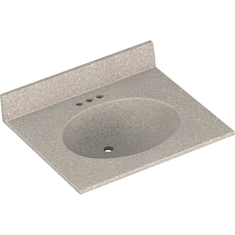 Bertch Oasis Vanity Top with Oval Bowl; Mfg #OL-9-3-NOB2522