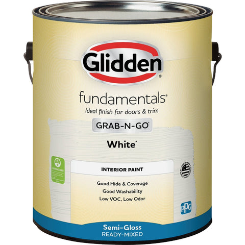 Glidden Fundamentals Grab-N-Go Interior Paint; Mfg #GLFIN60WHT/01