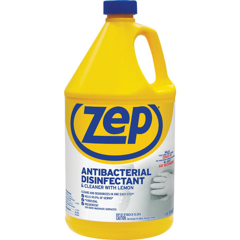 Zep Antibacterial Disinfectant Cleaner; Mfg #ZUBAC128
