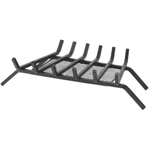 Home Impressions Steel Fireplace Grate with Ember Screen; Mfg #FG-1010