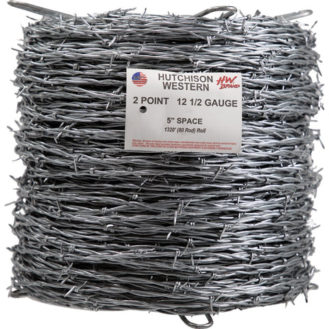 HW Brand 2 Pt. 5 In. Barbed Wire; Mfg #CM260-001-1007