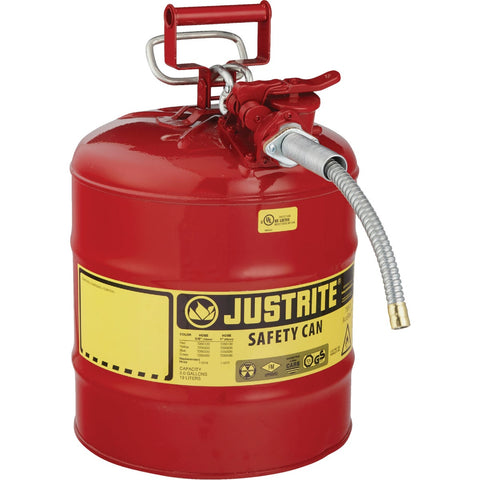 Justrite Type II Safety Fuel Can; Mfg #7250130