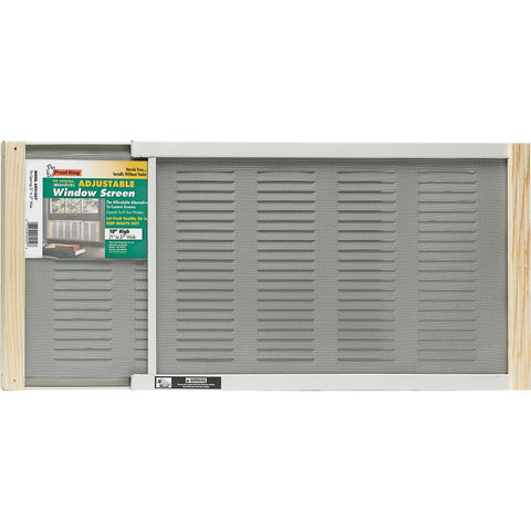 Frost King W.B. Marvin Adjustable Louvered Screen Window With Ventilator; Mfg #AWS1207