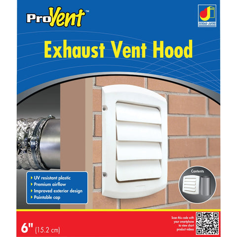 Dundas Jafine ProVent Exhaust Dryer Vent Hood; Mfg #BLH6WZW