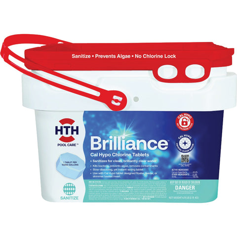 HTH Brilliance Cal Hypo Chlorine Tablets; Mfg #28008