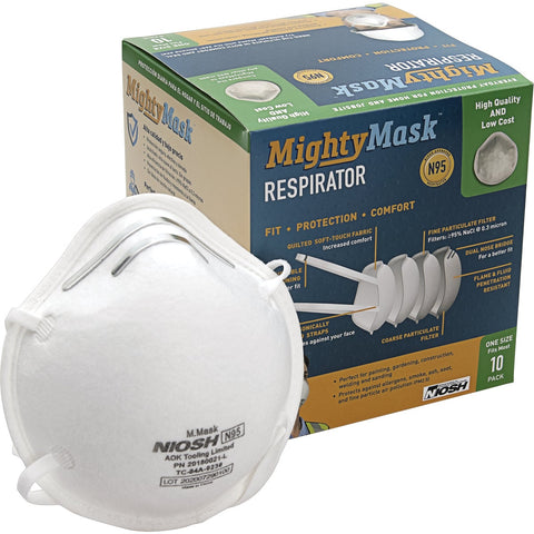 Mighty Mask N95 Dust & Face Mask; Mfg #16-90195
