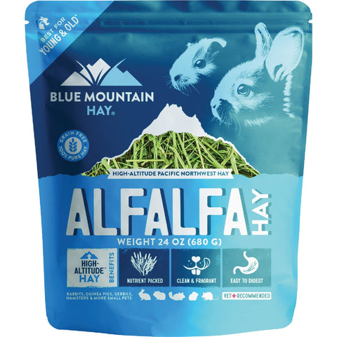 Blue Mountain Hay Alfalfa Chicken Feed; Mfg #AH-24OZ