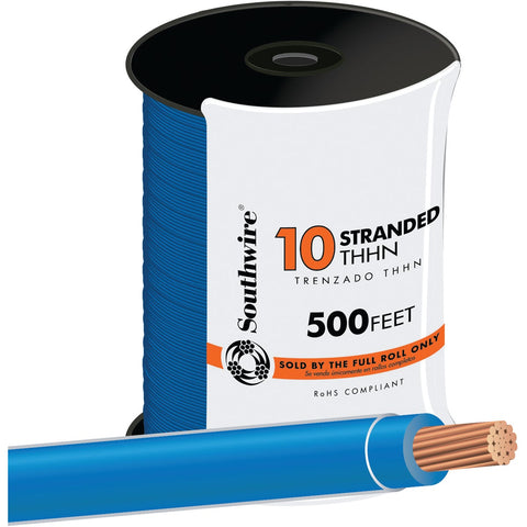 Southwire 10 AWG Stranded THHN Electrical Wire; Mfg #22976557