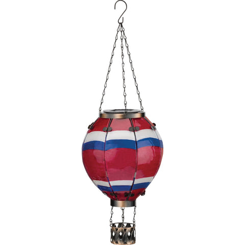 Regal Art & Gift Hot Air Balloon Solar Lantern; Mfg #12765