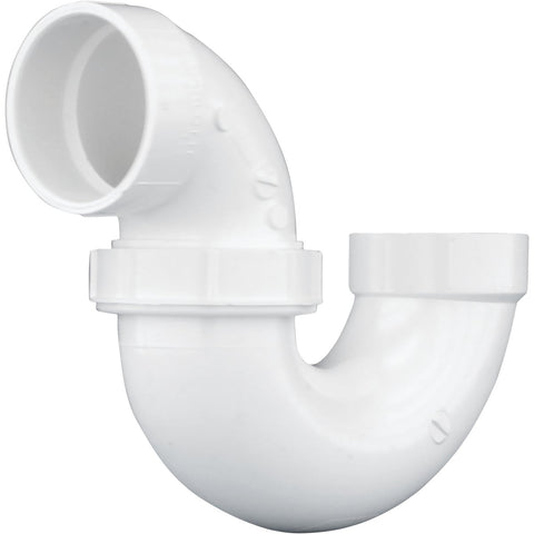 Charlotte Pipe Adjustable P-Trap with Union Connection; Mfg #PVC 00708P 1000HA