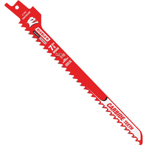 Diablo Demo Demon Carbide Rough-In/Scrolling Reciprocating Saw Blade; Mfg #DS0705CWR3