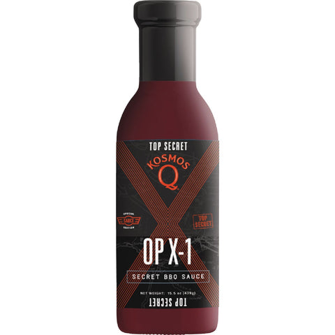 KOSMOS Q OP X-1 Secret BBQ Sauce; Mfg #KOS-OPX1-SINGLE