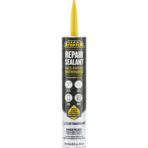 Black Jack Leak Stopper Rubber Flexx Clear Flexible Sealant; Mfg #0309-GA