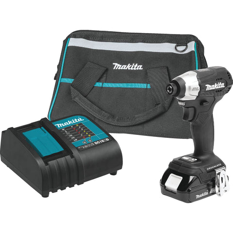 Makita 18V Hex Sup-Compact Cordless Impact Driver Kit; Mfg #XDT18SY1B