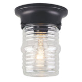 Canarm Outdoor Ceiling Light Fixture; Mfg #IOL105BK