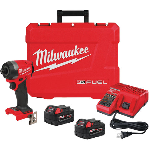 Milwaukee M18 FUEL XC Lithium-Ion Brushless Cordless Impact Driver Kit; Mfg #2953-22