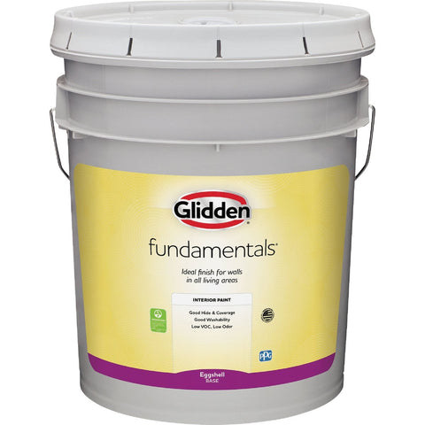 Glidden Fundamentals Vinyl Resin Acrylic Interior Paint; Mfg #GLFIN50B1/05