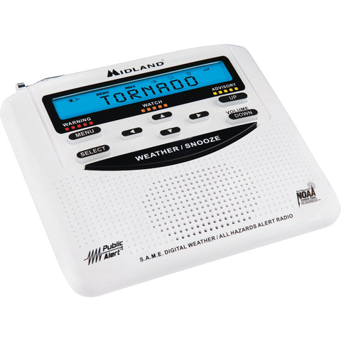 Midland Emergency Weather Alert Radio; Mfg #WR-120B