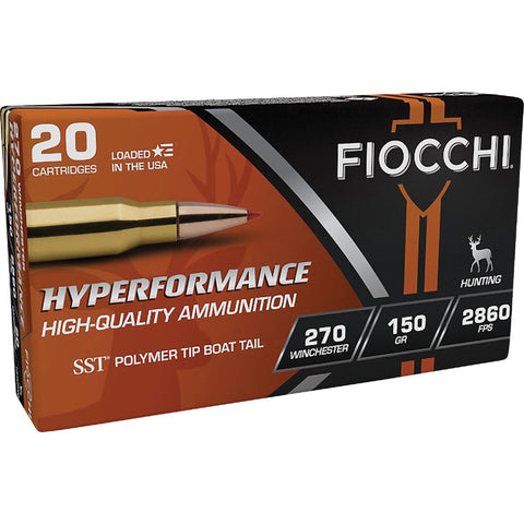 Fiocchi Extrema .270 Win Centerfire Ammunition Cartridges; Mfg #33171