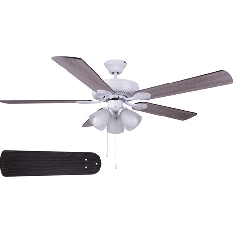 Home Impressions Villa 52 In. Ceiling Fan; Mfg #CF52VIL5WH-B