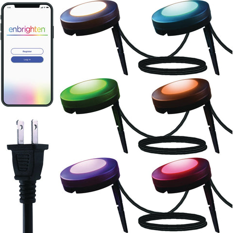 Enbrighten LED Low Voltage Path Lights; Mfg #58103