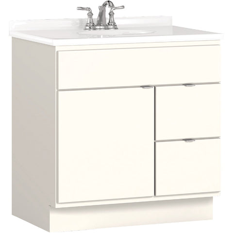 Bertch Riverside Vanity Base; Mfg #RS-B-W-VTR30T