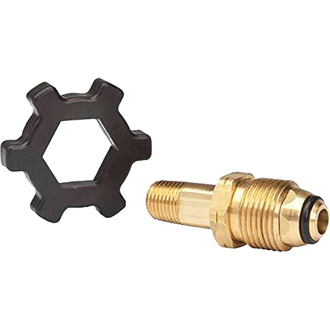 MR. HEATER LP Cylinder Adapter with Handwheel; Mfg #F273762