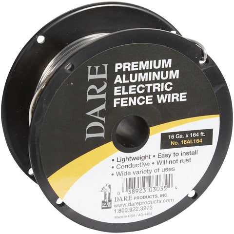 Dare Aluminum Electric Fence Wire; Mfg #16AL164