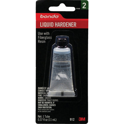 Bondo Fiberglass Resin Liquid Body Filler Hardener; Mfg #00912SRP