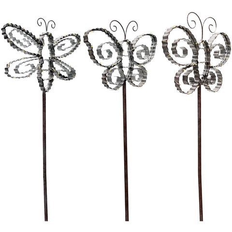 Alpine Metal Insect Solar Stake Light; Mfg #SLL2292A