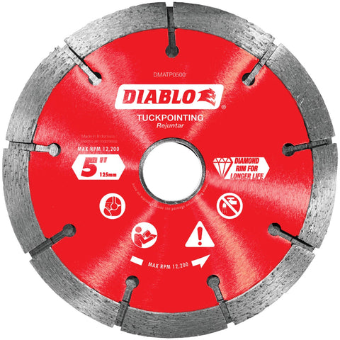 Diablo Tuck Point Diamond Blade; Mfg #DMATP0500