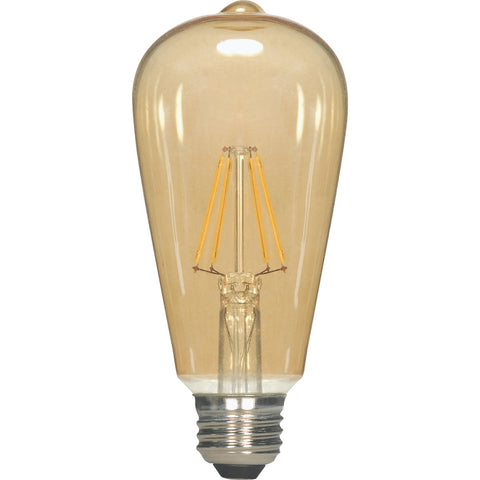 Satco Vintage ST19 Medium LED Decorative Light Bulb; Mfg #S9579