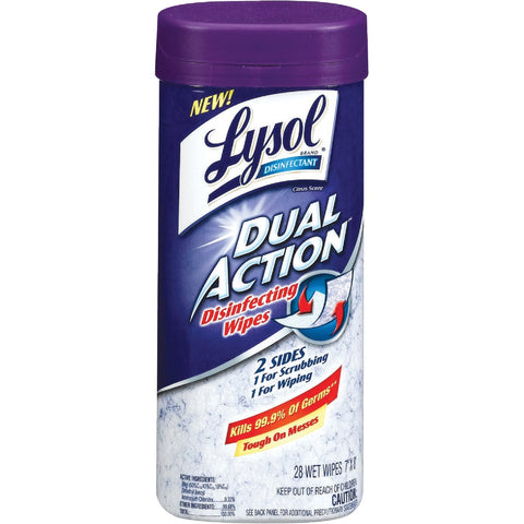Lysol Dual Action Disinfecting Wipes; Mfg #1920081143