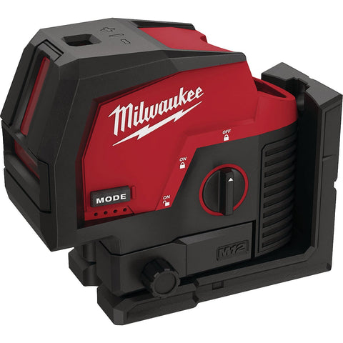 Milwaukee Cross Line & Plumb Points Laser Level - Tool Only; Mfg #3622-20