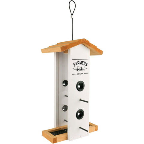 Nature's Way Farmhouse Vertical Hopper Bird Feeder; Mfg #WWLF1-DECO