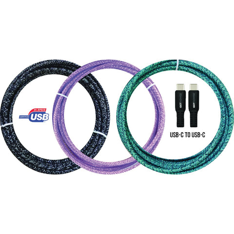 GetPower Power Delivery USB Charging & Sync Cable; Mfg #GP-XL-BRDC-C