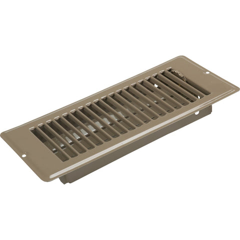 United States Hardware Floor Register; Mfg #V-057IB