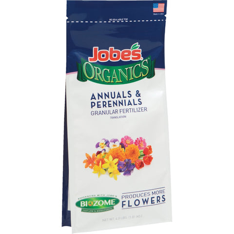 Jobes Organic Annuals & Perennials Dry Plant Food; Mfg #09627NA