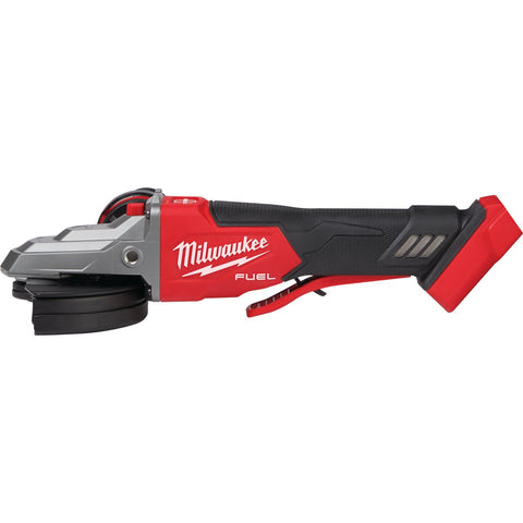Milwaukee M18 FUEL Brushless Flathead Braking Cordless Angle Grinder - Tool Only; Mfg #2886-20