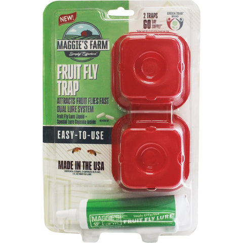 Maggie's Farm Fruit Fly Trap; Mfg #MFFT002