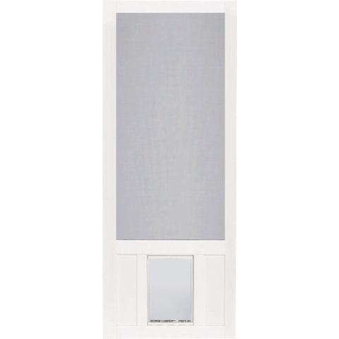 Screen Tight Chesapeake Vinyl Screen Door w/XL Pet Door; Mfg #CPK36XL