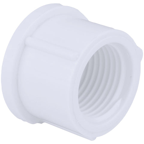 Charlotte Pipe Schedule 40 Threaded PVC Cap; Mfg #PVC 02117  0800HA