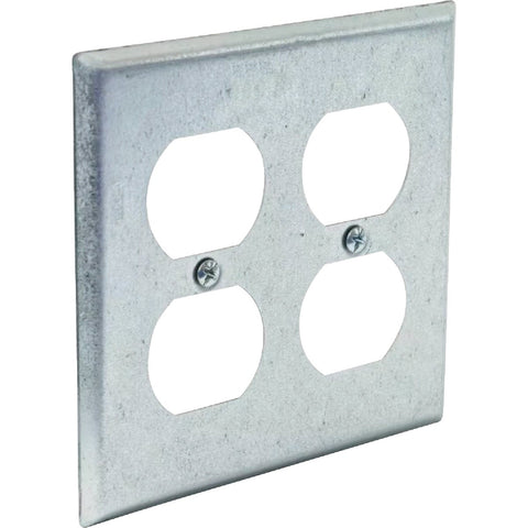 Southwire 2-Gang Duplex Outlet Handy Box Cover; Mfg #G39873-UPC