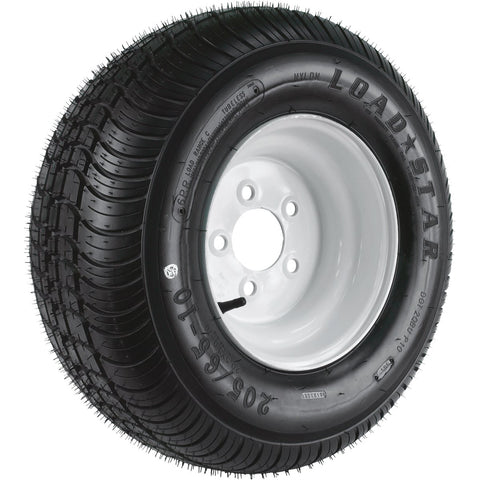 Kenda Loadstar LRC Bias Trailer Tire and Wheel; Mfg #DM25610C-5I