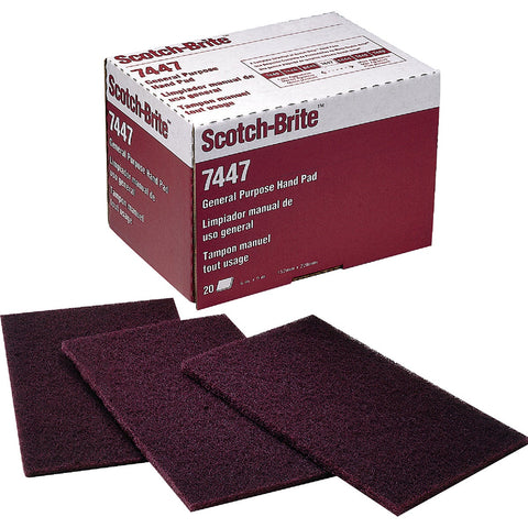 Scotch-Brite Hand Scouring Pad; Mfg #7447