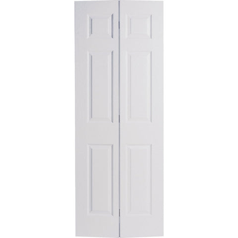 Masonite 6-Panel Textured Hardboard Bifold Door; Mfg #4/0 6PTEX BF