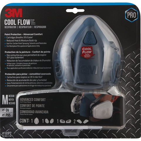 3M Professional Paint Respirator; Mfg #7512PA1-A-PS