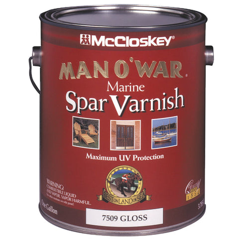 McCloskey Man O'War Spar Marine Interior & Exterior Varnish; Mfg #080.0007509.007